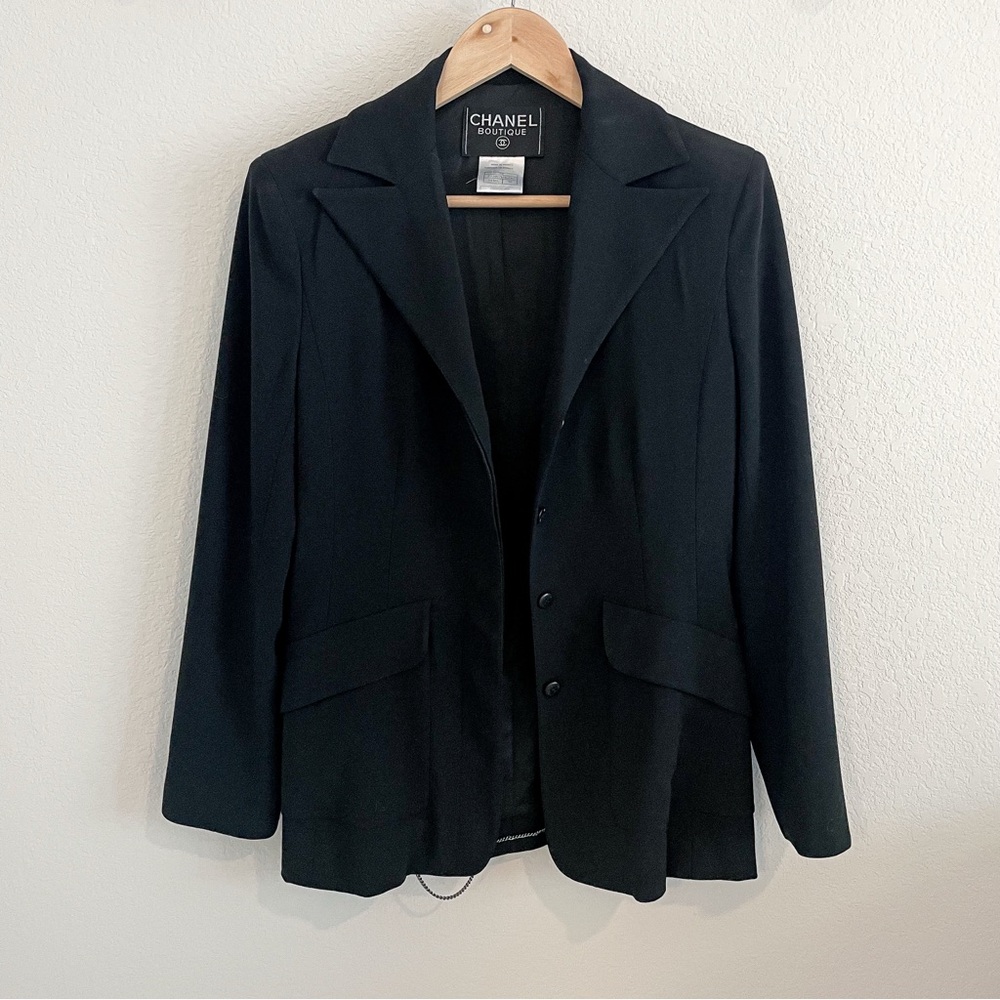 Authentic Chanel Vintage Black Blazer